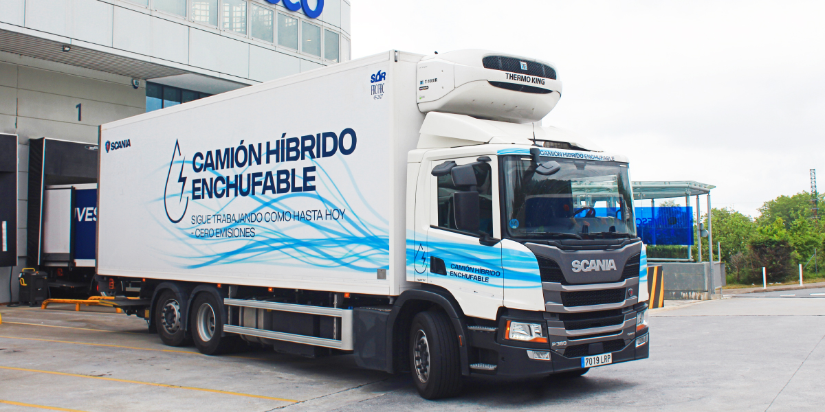 Camiones 100% eléctrico. Transporte sostenible